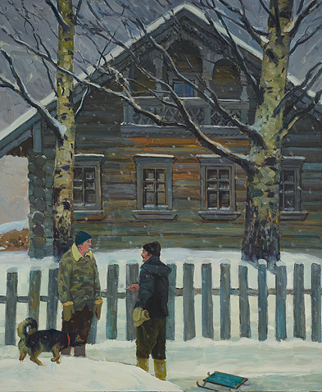 А. Щемелинский. Февральское утро. 2022 г.